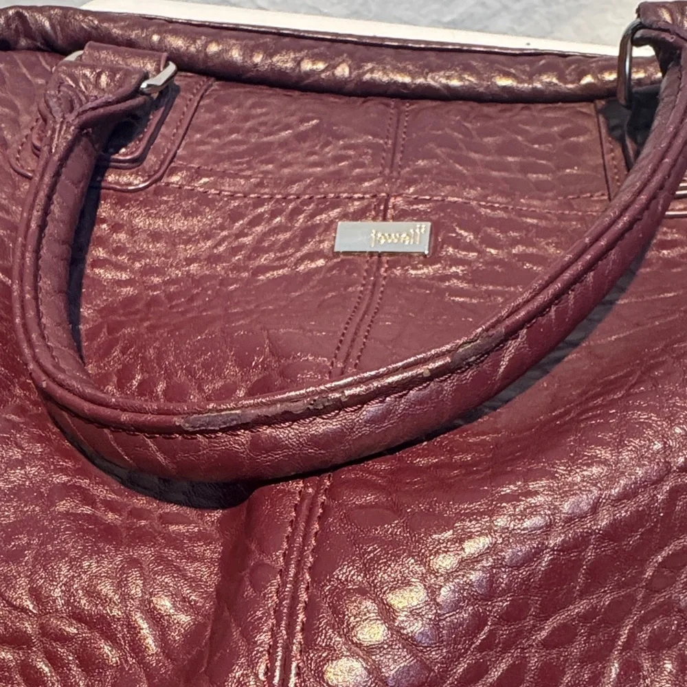 Chic Purple Handbag and Wallet Set